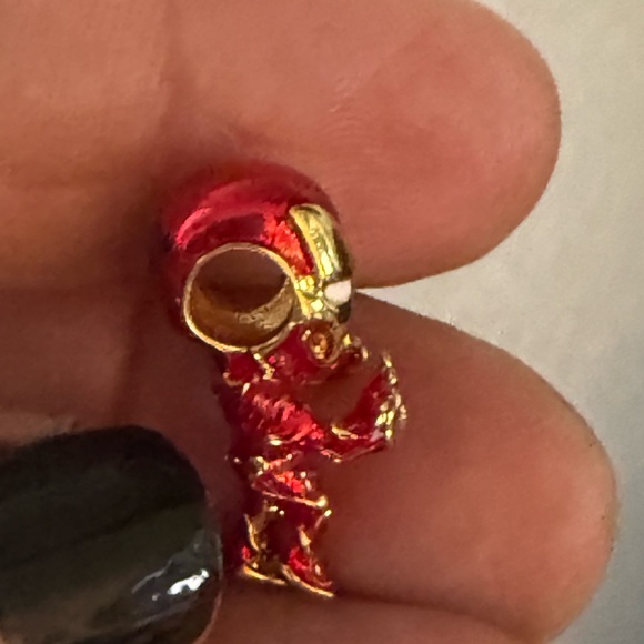 Pandora Red and Gold Charm - Picture 3 of 7